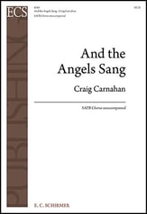 And the Angels Sang SATB choral sheet music cover